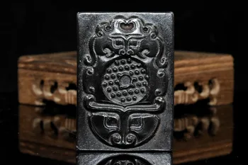 Китайская Культура Хуншань, Магнитная Скульптура Из черного Железного метеорита, Счастливое ожерелье 