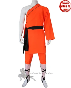 Классический костюм Шаолиньского монаха с одним рукавом Для ежедневных тренировок, боевые искусства Ушу, тайцзи, Утренняя тренировочная спортивная форма