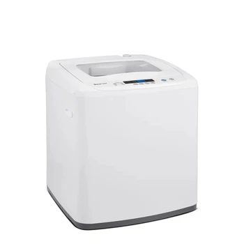 Компактная стиральная машина с верхней загрузкой 0,9 куб. фута, Белая