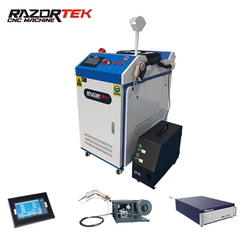 Лазерный сварочный аппарат Razortek 3 в 1 для удаления ржавчины, лазерная чистка, лазерный сварочный стол