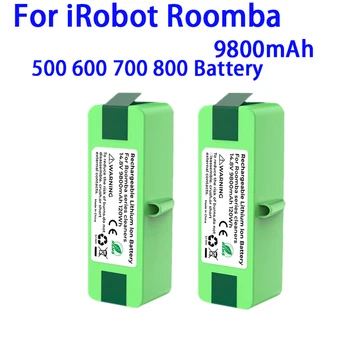Литий-ионный аккумулятор емкостью 9800 мАч с увеличенным сроком службы Для mit iRobot Roomba 500 600 700 800 Серии 880 770 650 655 870 760 780 790
