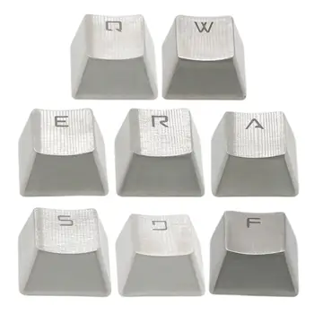 Металлические колпачки для клавиш серебристого цвета подходят для механической клавиатуры Cherry, износостойкие, профессиональные