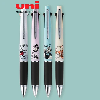 Многофункциональная масляная ручка UNI Limited Cartoon 4 + 1 MSXE5-1000press, четырехцветная шариковая ручка + Карандаш, Комбинированная ручка 