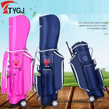 Многофункциональная сумка для гольфа с колесом, легкая стандартная сумка для гольфа, Дорожная авиационная сумка, выдвижной спортивный пакет