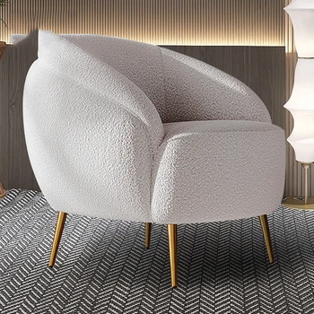 Мобильное Кресло для гостиной, Роскошное Кресло для отдыха в Спальне, Современное Удобное Кресло для гостиной, Деревянное Украшение прихожей Silla Nordica