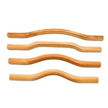 Набор массажных инструментов Gua Sha для всего тела, 4 в 1, Массажная палочка Guasha, инструмент для глубокой очистки Древесины Guasha