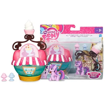 Набор сценариев Коллекционной серии Hasbro My Little Pony Twilight Sparkle Магазин мороженого B3597, Модель Игрушки, Подарки на День Рождения для детей