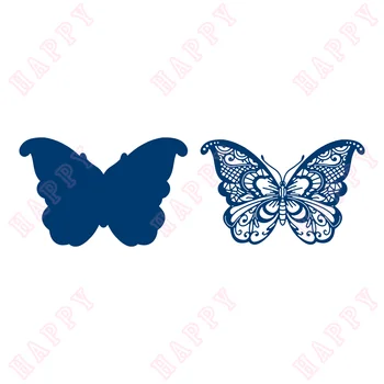 Набор штампов для вырезания бабочек, различные серии карточек, Альбом для вырезок, украшение 