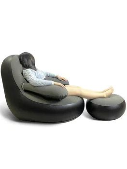 Надувной диван из ПВХ для дома, ленивый диван, кресло, одноместный складной стул для отдыха на открытом воздухе