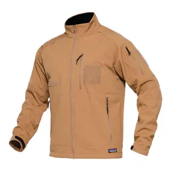 Новая Ветрозащитная водонепроницаемая военная куртка, мужская куртка, повседневная, для пригородных поездок, приталенная, с несколькими карманами, мягкая оболочка, тактическая куртка, мужская