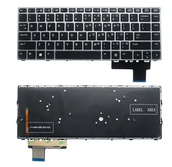 Новая клавиатура для ноутбука HP EliteBook Folio 9470 9470M 9480 9480m с подсветкой с точкой