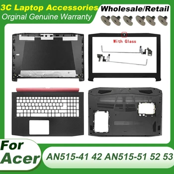 Новинка Для Acer Nitro 5 AN515-41 AN515-42 AN515-51 AN515-52 AN515-53 ЖК-дисплей для ноутбука Задняя крышка/Передняя панель/Петли, Подставка для рук, Нижний чехол