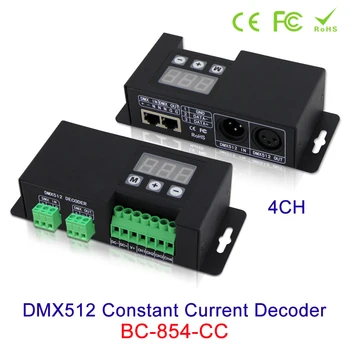 Новое поступление DMX512, декодер постоянного тока DC12V-24V, 3-цифровой дисплей, показывающий DMX-адрес, защита от ошибок, 4-канальный CV PWM