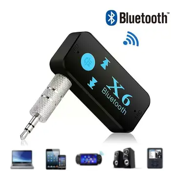 Новый Bluetooth-адаптер 3 в 1 Беспроводной 4,0 USB Bluetooth 3,5 мм Автомобильный Поддерживающий Приемник Разъем для Вызова Аудиокарты MIC Reader TF Speak I7R7