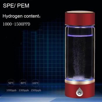 Новый генератор ионизатора воды с высоким содержанием водорода SPE/PEM, бутылка для воды, отдельная бутылка для H2 и O2 с высоким содержанием чистого водорода, ПЭТ-бутылка