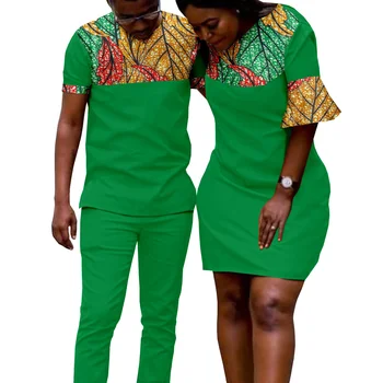 Одежда для африканских пар, Женские Наряды, Африканская одежда для Пар, Женские платья, Подходящие для Мужчин, Комплекты брюк из 2 предметов, Свадебная вечеринка