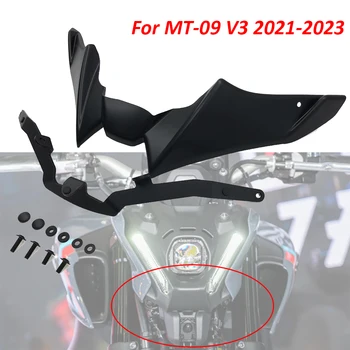 Передний Обтекатель Мотоцикла, Аэродинамические Накладки На Крыло, Наконечник, Защитная Оболочка, Фиксированное Ветровое Крыло Для Yamaha MT-09 MT09 V3 2021-2023