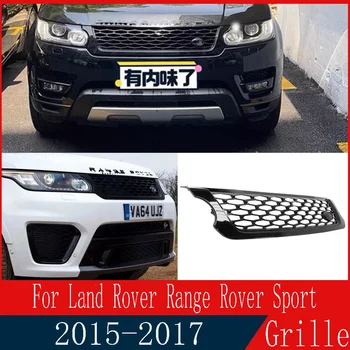 Передняя Верхняя Решетка Автомобиля LR062238 Для Land Rover Range Rover Sport SVR 2015 2016 2017 L494 Глянцевая Черная Гоночная Решетка ABS