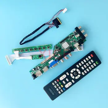 Плата контроллера драйвера Подходит для дисплея ноутбука B133XTN01 M133NWN1 40-Контактный комплект LVDS DVB Цифровой сигнал 1366 *768 USB + DHMI + VGA + 2AV 13,3 