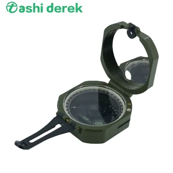 Портативный компас в стиле Милитари, Складной компас для кемпинга, Армейский Зеленый, Походный, для выживания, точная навигация, экспедиционный инструмент