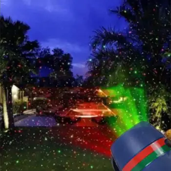 Проекционный светильник Красочные Рождественские огни USB наружный лазерный прожектор сценический светильник для домашнего праздника, украшения газона