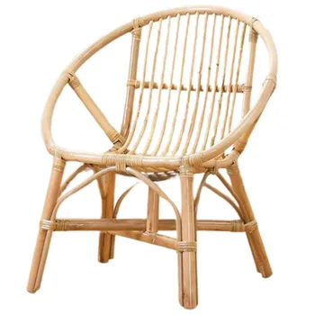 Ротанговый стул, Стулья из натурального ротанга, Балкон, Спинка для отдыха, Плетение из ротанга, Бытовая техника, Современная простота, Гостиная