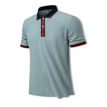 Рубашки для гольфа, мужские спортивные топы с коротким рукавом, 2023 Летняя Дышащая толстовка для фитнеса с отворотом, Высококачественная футболка-поло для боулинга