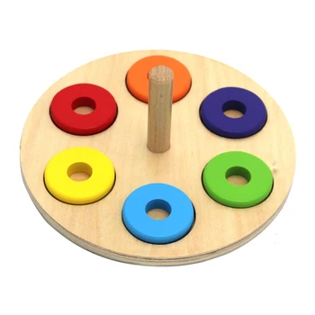 Сенсорный Блок для Укладки, Подходящая По Цвету Игрушка для детей дошкольного возраста, подарок для раннего обучения, Прямая поставка