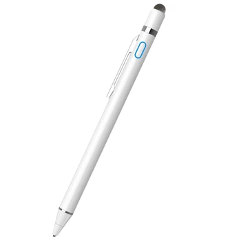 Стилус Перезаряжаемая цифровая ручка с тканевым наконечником, активная емкостная ручка-стилус для Ios/Android/ телефона///