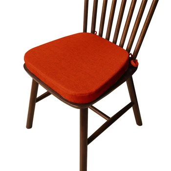 Стильные бытовые подушки для обеденных стульев-прочная губчатая прокладка и экологически чистые тканевые губчатые подушки для сидений