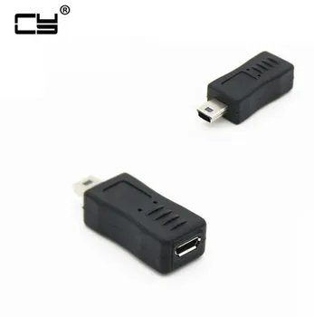 Тип Прямой/L-образный Черный Адаптер Micro/Mini USB для подключения к Mini/Micro USB-разъему для подключения зарядного устройства