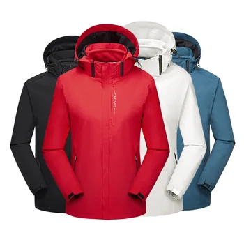Три в одном, куртка из двух предметов, зимняя теплая уличная ветрозащитная водонепроницаемая спортивная ветровка, лыжный костюм для альпинизма