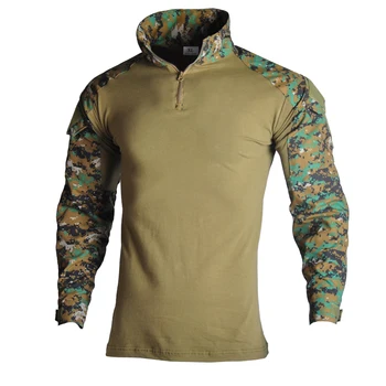 Уличная рубашка HAN WILD, Охотничьи рубашки, Военная форма, Камуфляжная рубашка, Мужская армейская тактическая рубашка с длинным рукавом, Верхняя одежда для солдат