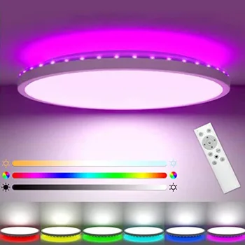 Ультратонкий RGB Трехцветный пульт дистанционного Управления С Затемнением Для Спальни, гостиной, Окружающего светодиодного потолочного освещения