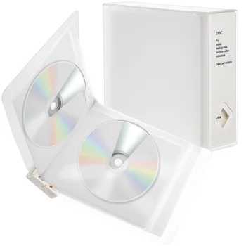 Футляр для компакт-дисков, практичный держатель для компакт-дисков, Простой органайзер для хранения дисков, Портативный держатель для хранения в общежитии, офисе, доме