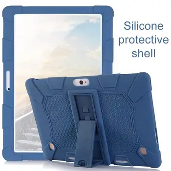 Чехол для планшета Samsung Galaxy Tab 10 Дюймов Защитный Чехол Универсальный Встроенный Кронштейн Силиконовый Чехол Для Планшетного компьютера R4N8
