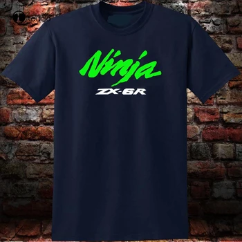 Японские мотоциклетные футболки Ninja Zx6R Motorsports с логотипом Zx 6R, мужские летние политические футболки унисекс